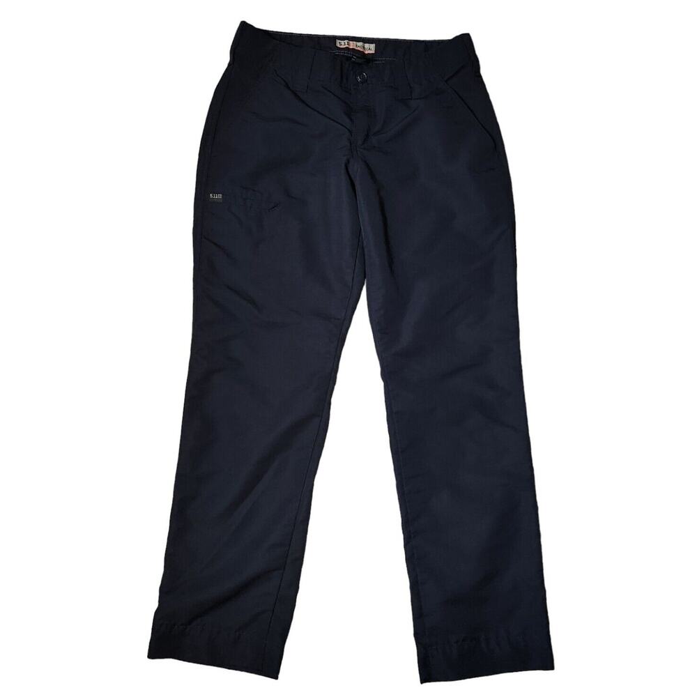 5.11 Tactical Women's Fast Tac Pants Size 4 Black Ripstop EUC
